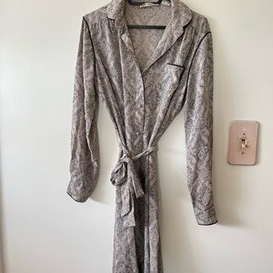 Vintage Lanvin 10 Print Dress Made In USA